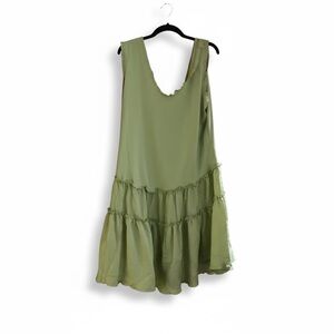Elegant Olive Green  Dress plus